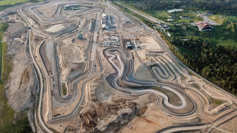 Igora Drive komplekss no putna lidojuma. Foto: Racing Circuits.info