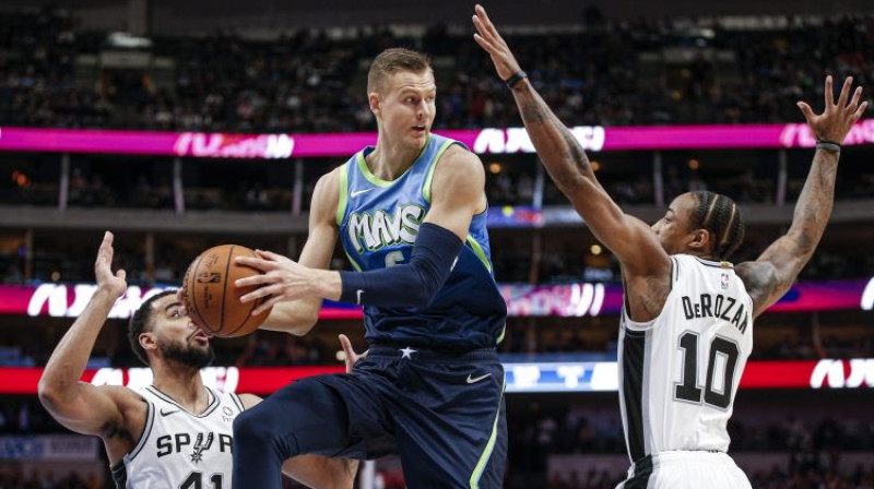Kristaps Porziņģis. Foto: AP/Scanpix