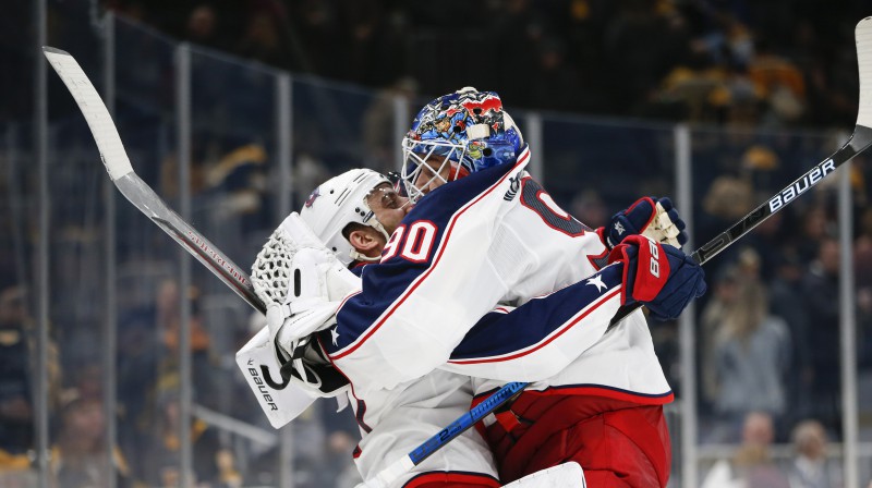 Elvis Merzļikins. Foto: USA Today Sports/Scanpix