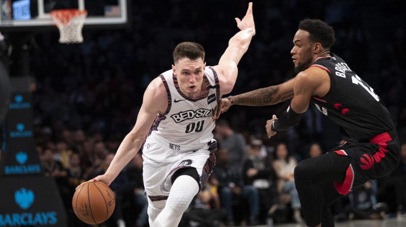 Rodions Kurucs ar bumbu. Foto: AP/Scanpix