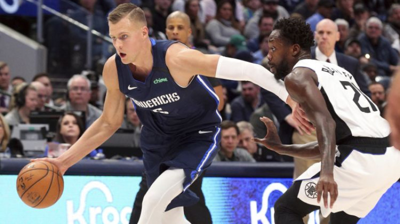 Kristaps Porziņģis. Foto: AP/Scanpix