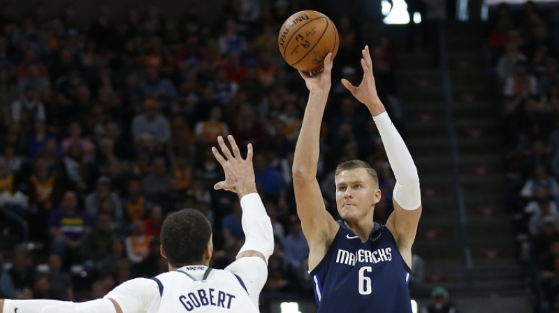 Kristapam Porziņģim 3 950 punkti, Latvijai 10 019 punkti NBA. Foto: AP/Scanpix