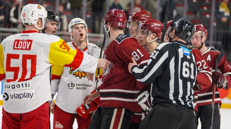 Vai šoreiz asumi nobriedīs līdz kautiņam? Foto: Raimonds Volonts/dinamoriga.lv