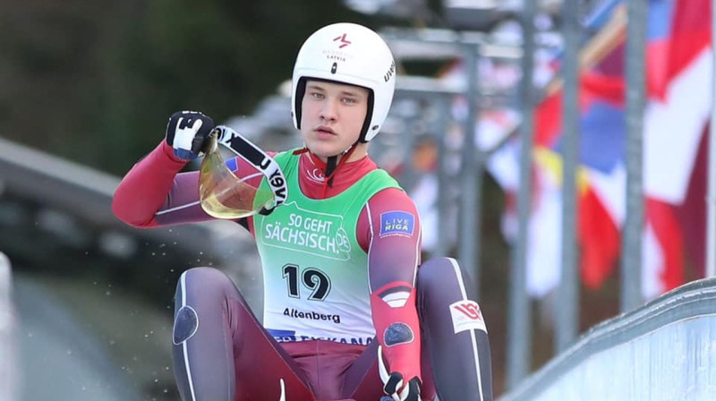 Gints Bērziņš. Foto: Luge Latvia