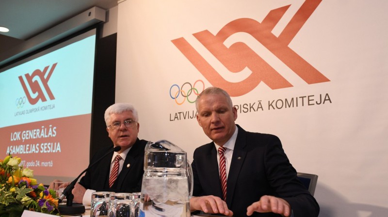 Aldons Vrubļevskis un Žoržs Tikmers. Foto: Romāns Kokšarovs, F64