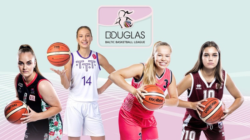 Ligita Golovko, Eva Indriķe, Jete Nulle un Enija Ķīvīte. Foto: WBBL.eu