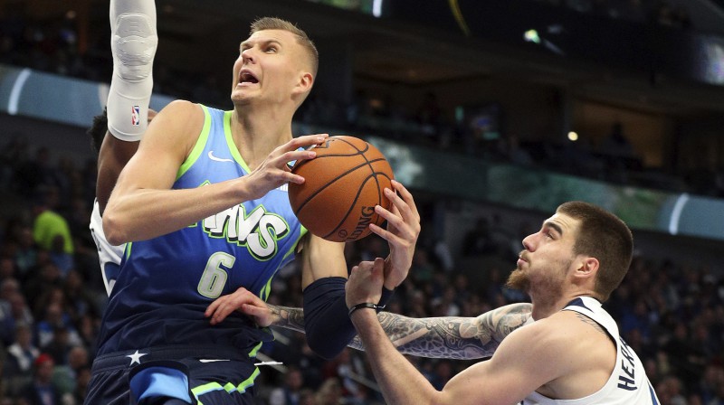 Kristaps Porziņģis. Foto: AP/Scanpix