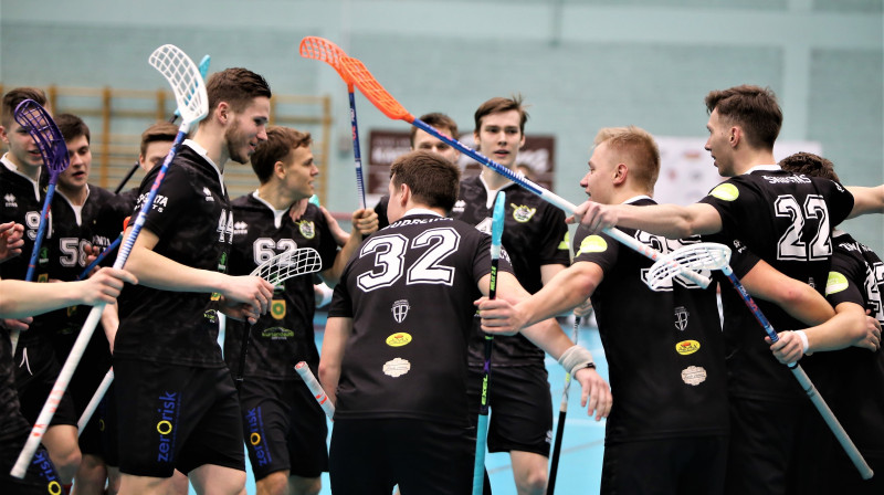 "Talsu NSS/Krauzers". Foto: Ritvars Raits, floorball.lv