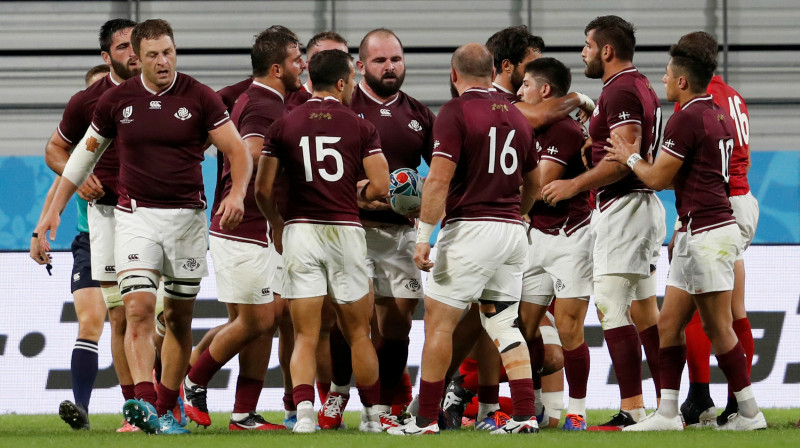Gruzijas izlase 2019. gada PK
Foto: Reuters/Scanpix