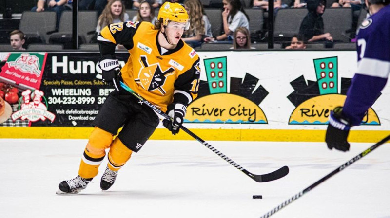 Renārs Krastenbergs. Foto: Zack Rawson/Wheeling Nailers