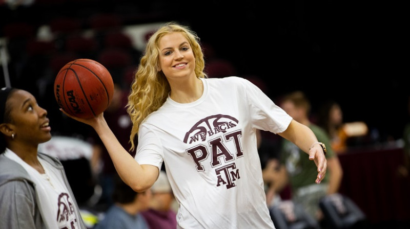 Anna Dreimane. Foto: Texas A&M