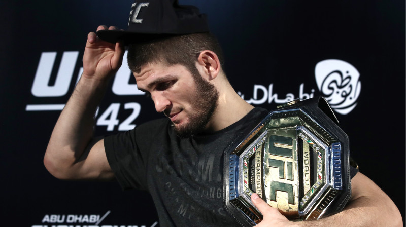Habibs Nurmagomedovs. Foto: Valery Sharifullin/TASS/Scanpix