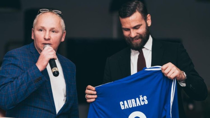 Edgars Gauračs (pa labi). Foto: Rēzeknes BJSS Facebook