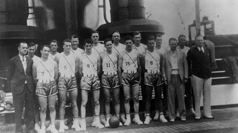 ASV izlase 1936. gadā. Foto: USA Basketball