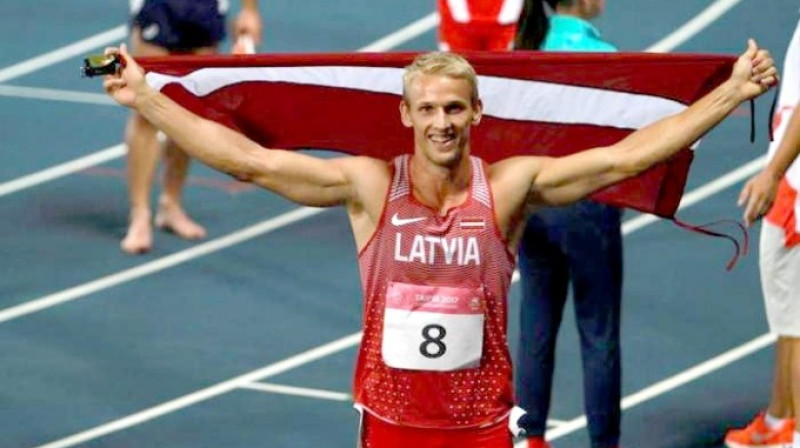 Reinis Krēgers. Foto: Latvijas Vieglatlētikas savienība.