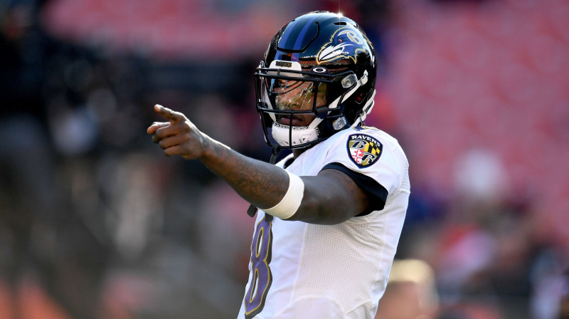 2019. gada NFL sezonas MVP Lamārs Džeksons
Foto: AFP/Scanpix