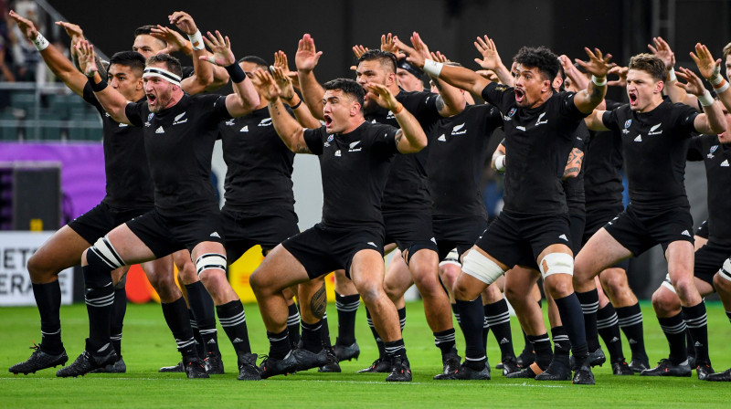 Jaunzēlandes izlase 2019. gada PK
Foto: AFP/Scanpix
