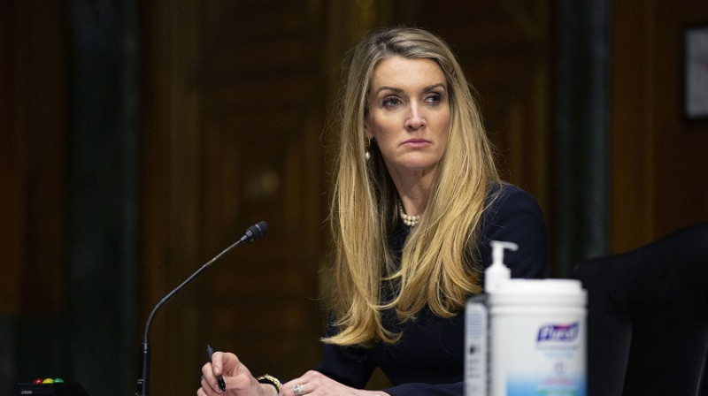 Kellija Leflere 2020. gada 3. jūnijā ASV Senātā. Foto: SIPA press/Scanpix