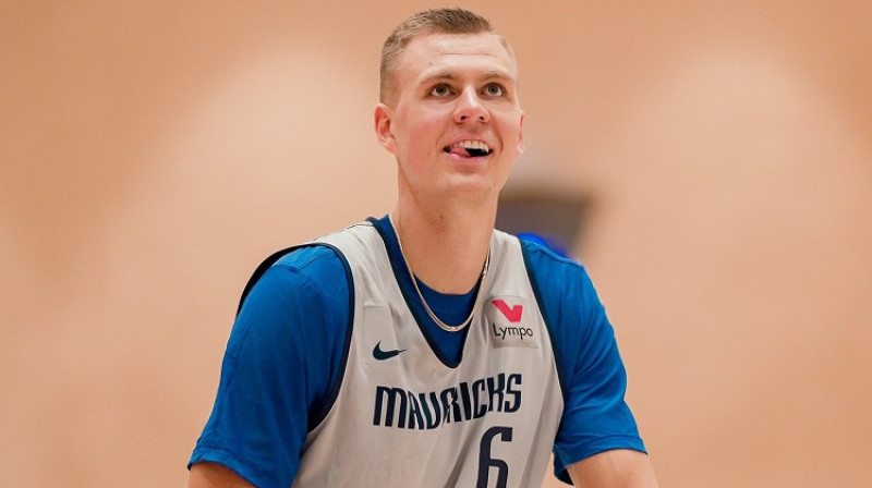 Kristaps Porziņģis 2020. gada 13. jūlijā. Foto: Mavericks