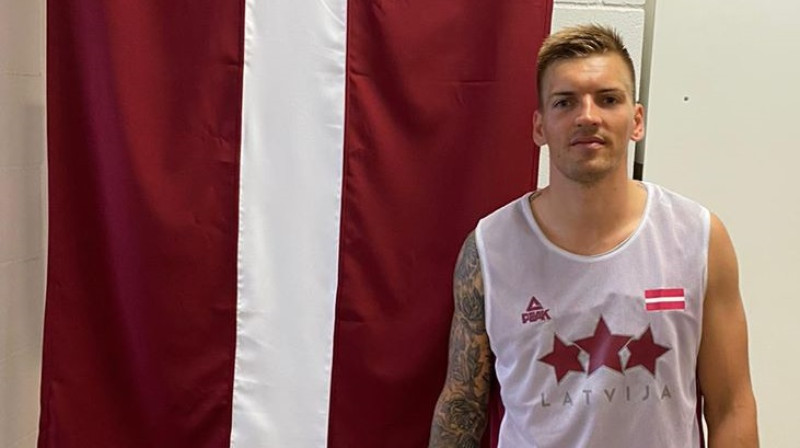 Edmunds Elksnis: labākais piespēļu dalītājs Latvijas-Igaunijas līgas 2020. gada sezonā. Foto: Basket.lv