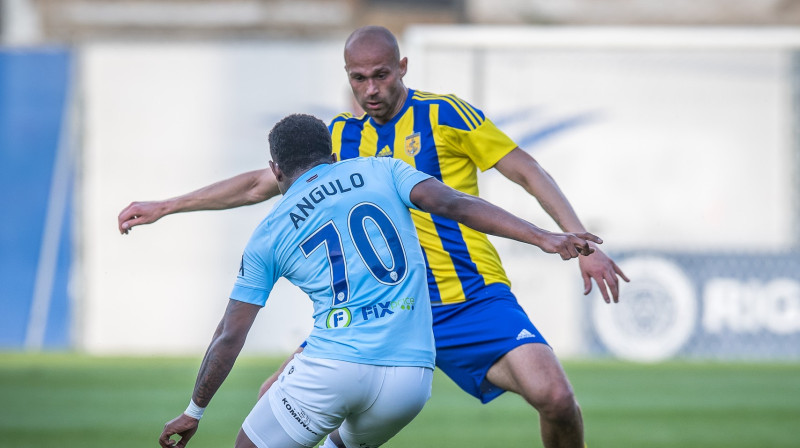 Kaspars Svārups ("Ventspils" formā). Foto: Zigismunds Zālmanis/Riga FC