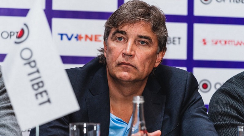 "Spartaka" galvenais treneris Aleksejs Jerjomenko. Foto: Sanita Ieva Sparāne