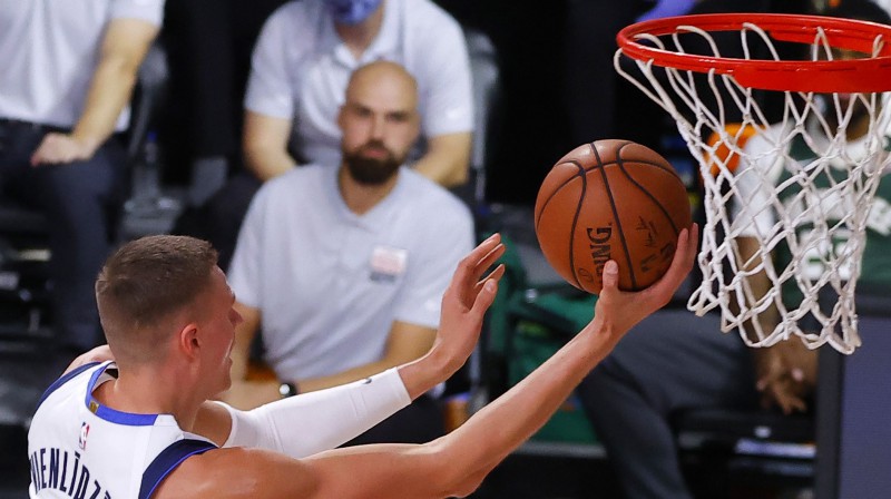 Kristaps Porziņģis. Foto: AFP/Scanpix