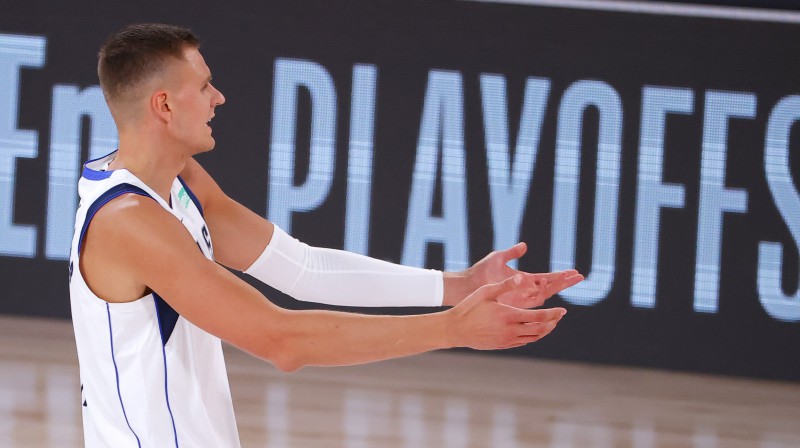 Kristaps Porziņģis. Foto: AFP/Scanpix