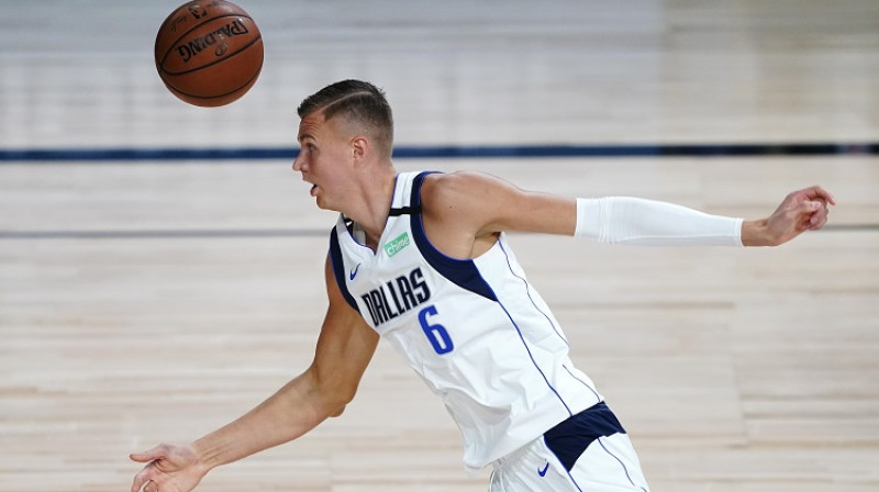 Kristaps Porziņģis 2020. gada 19. augustā: pirmā uzvara NBA "play-off". Foto: Scanpix