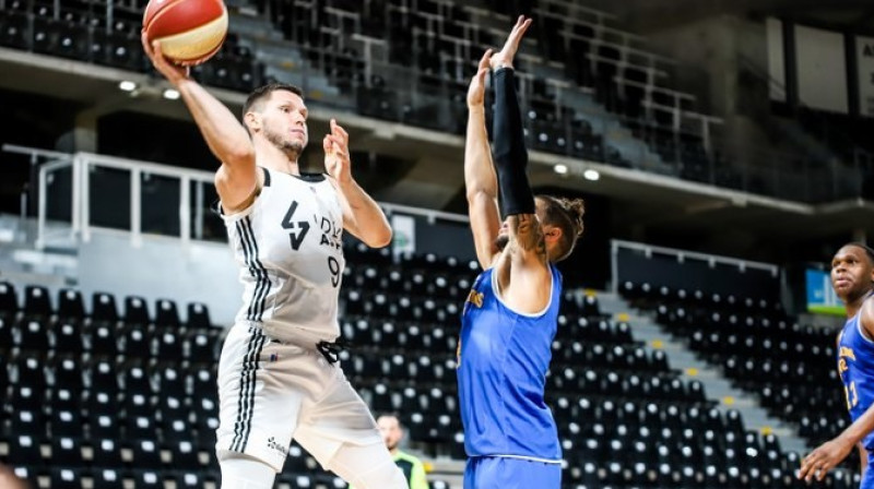 Rihards Lomažs 2020. gada 3. septembrī. Foto: Lyon ASVEL