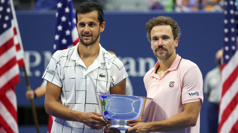 Mate Pavičs un Brunu Suaress. Foto: AFP/Scanpix