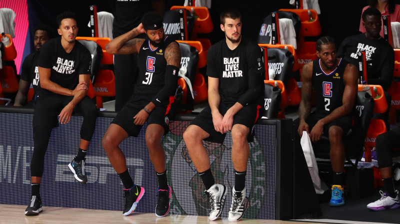 Losandželosas "Clippers" basketbolisti. Foto: USA Today Sports/Scanpix