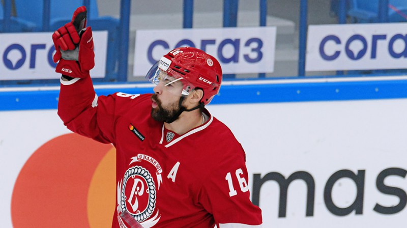 Kaspars Daugaviņš. Foto: HC Vityaz