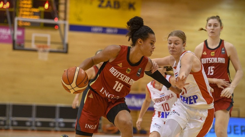 Vācijas līdere Satū Saballi: vidēji 28 punkti kvalifikācijas spēlēs. Foto: FIBA