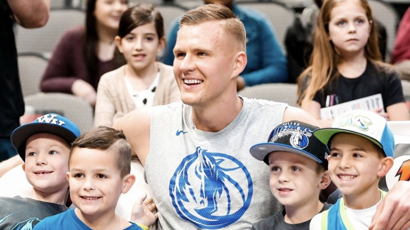 Kristaps Porziņģis. Foto: Dallas Mavericks