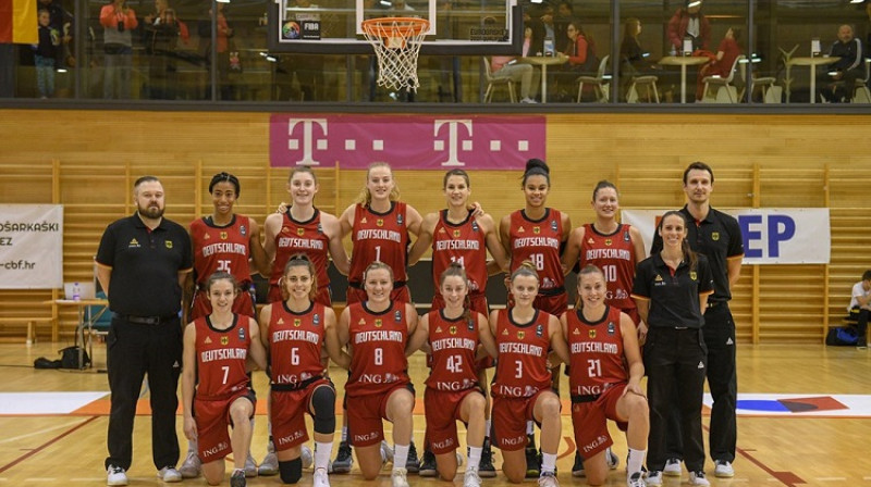 Vācijas sieviešu basketbola valstsvienība 2019. gadā. Foto: FIBA
