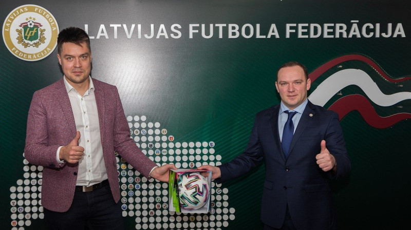 Mārtiņš Lāma un Vadims Ļašenko. Foto: LFF