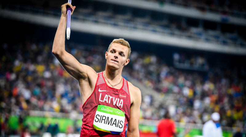 Šķēpmetējs Zigismunds Sirmais. Foto: Ilmārs Znotiņš/LOK