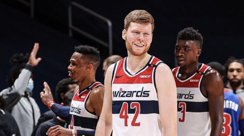 Dāvis Bertāns. Foto: Washington Wizards