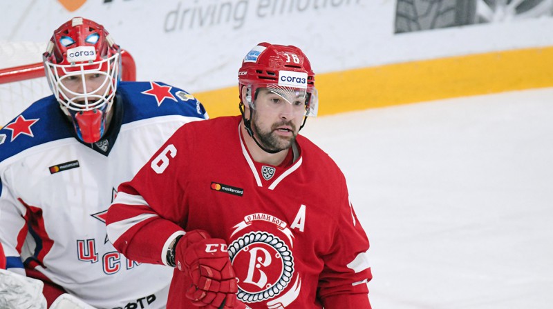 Kaspars Daugaviņš. Foto: HC Vityaz
