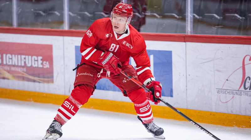 Ronalds Ķēniņš. Foto: Lausanne HC