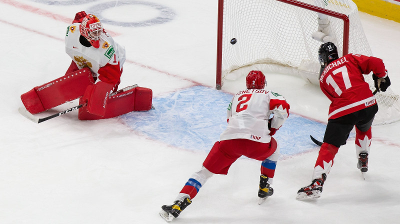 Konors Makmaikls panāk 2:0 / Foto: AFP/Scanpix