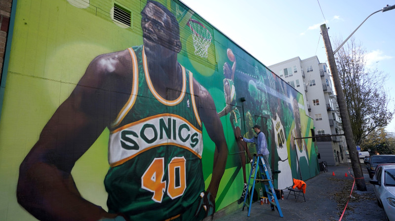 Sietlas "Supersonics" leģenda Šons Kemps
foto: Ted S. Warren/Scanpix.ee