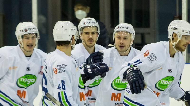"Mogo"/LSPA hokejisti. Foto: Guntis Lazdāns, OHL