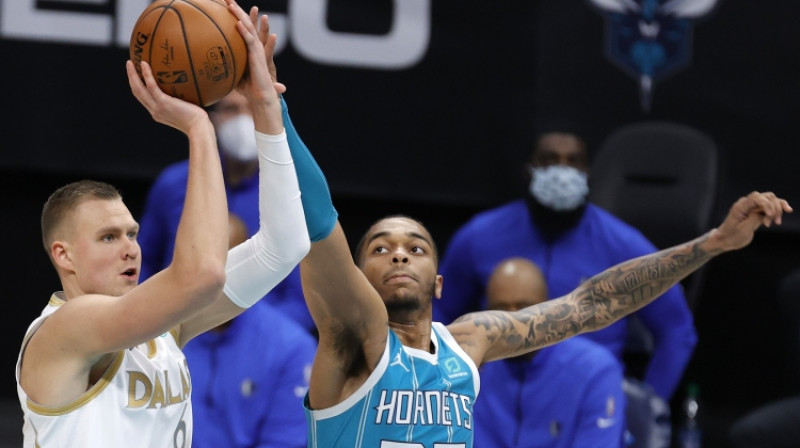 Kristaps Porziņģis. Foto: AFP/Scanpix