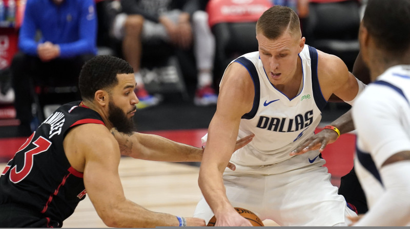 Kristaps Porziņģis. Foto: AP/Scanpix