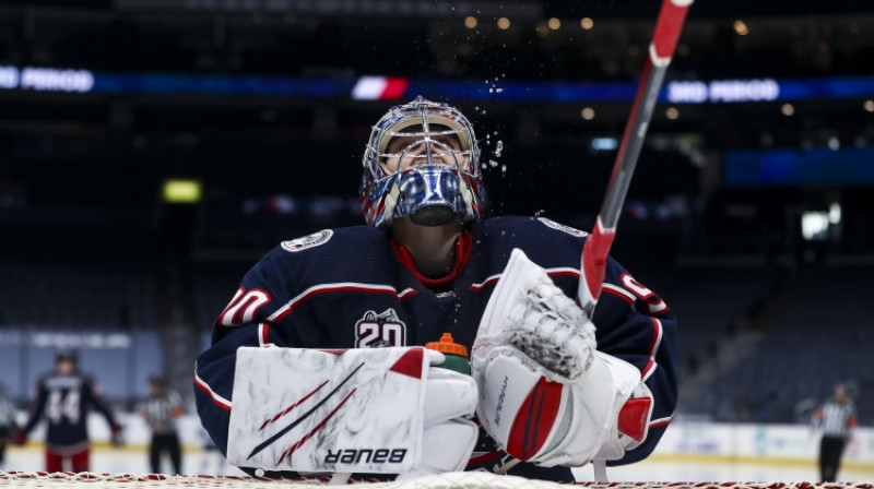 Elvis Merzļikins. Foto: USA TODAY Sports/Scanpix