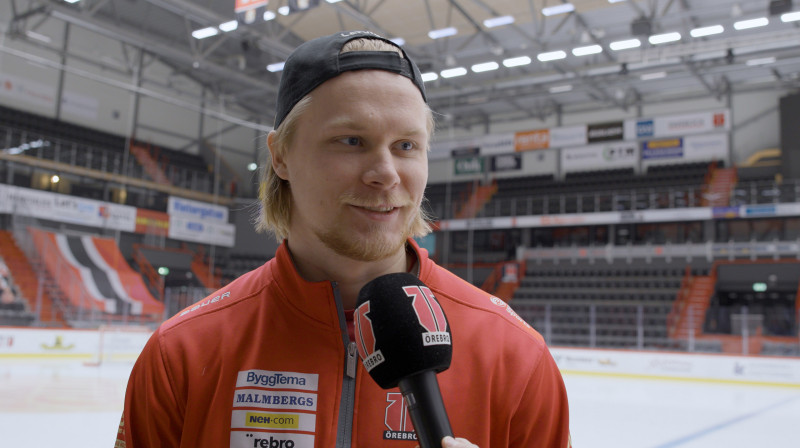 Rodrigo Ābols. Foto: Örebro Hockey