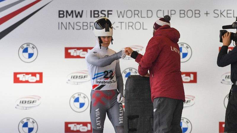 Elvis Veinbergs. Foto: Viesturs Lācis/bobslejs.lv