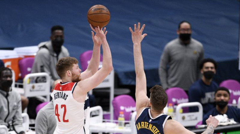 Dāvis Bertāns. Foto: AP/Scanpix